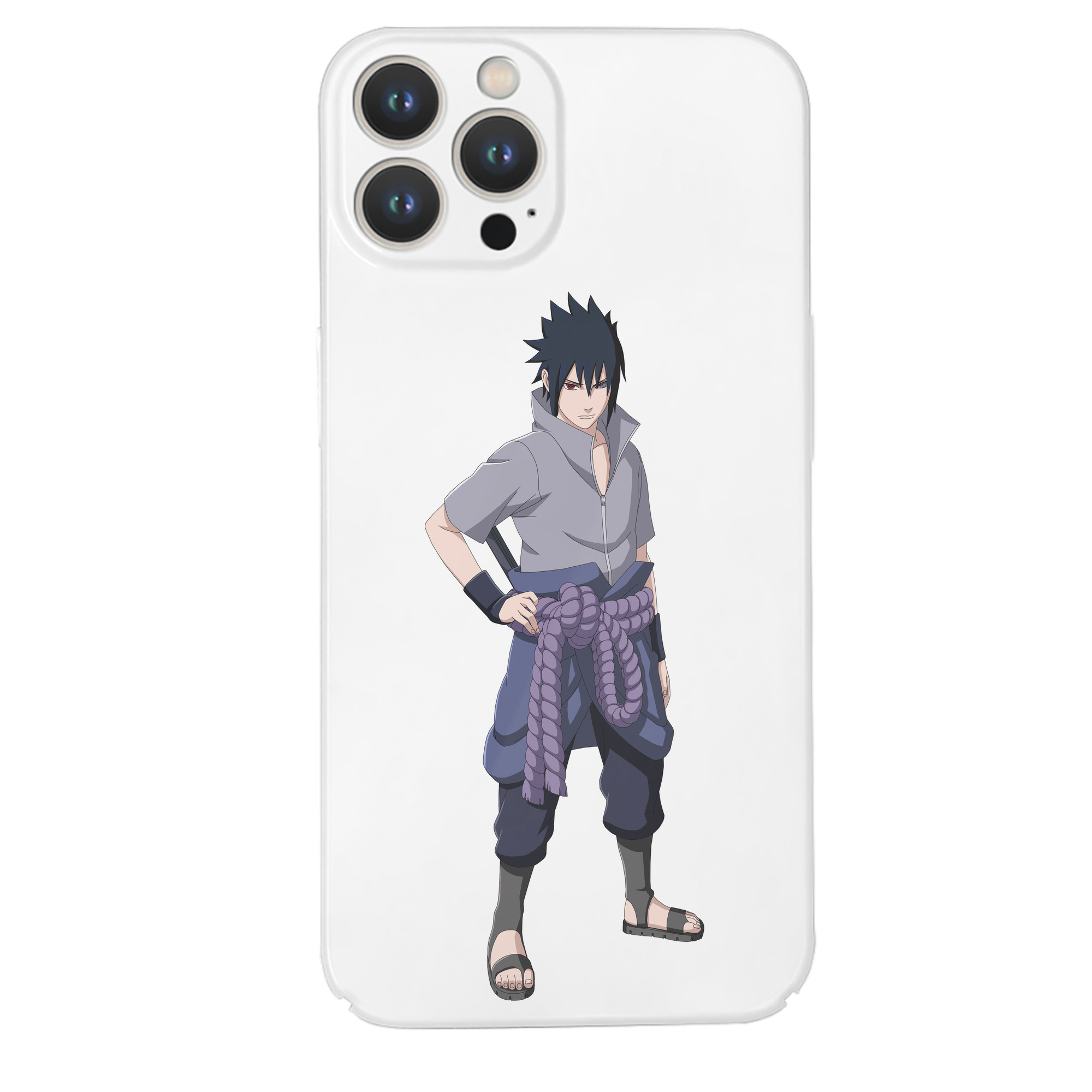 （画像用） NARUTO -ナルト- うちは サスケ Uchiha Sasuke 【iPhone 14シリーズ対応】ハードケース
